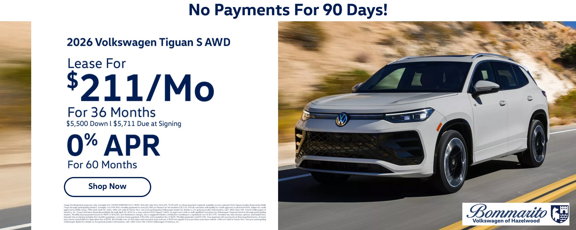 2026 VW Tiguan - April