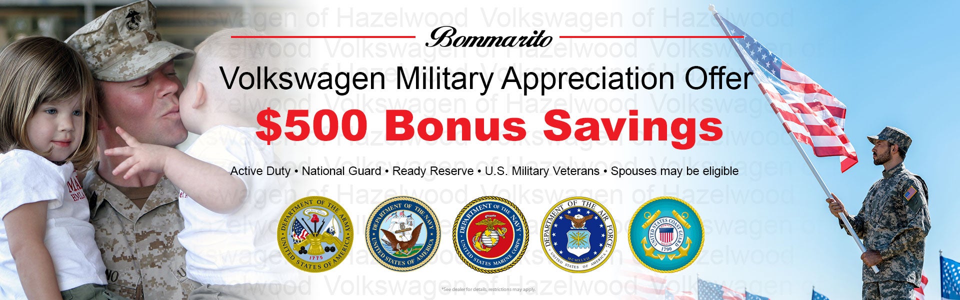Bommarito Volkswagen Military Appreciation Offer